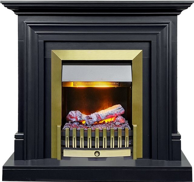 Электрокамин Dimplex Bradford - Серый графит с очагом Danville Antique Brass FB2