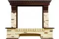 Электрокамин Dimplex Pierre Luxe угловой - Темный дуб / Сланец с очагом Symphony 26'' DF2624-L 2