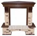 Dimplex Pierre Luxe под классический очаг сланец/темный дуб 3