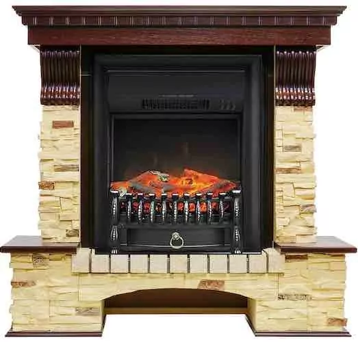 Dimplex Pierre Luxe под классический очаг сланец/темный дуб