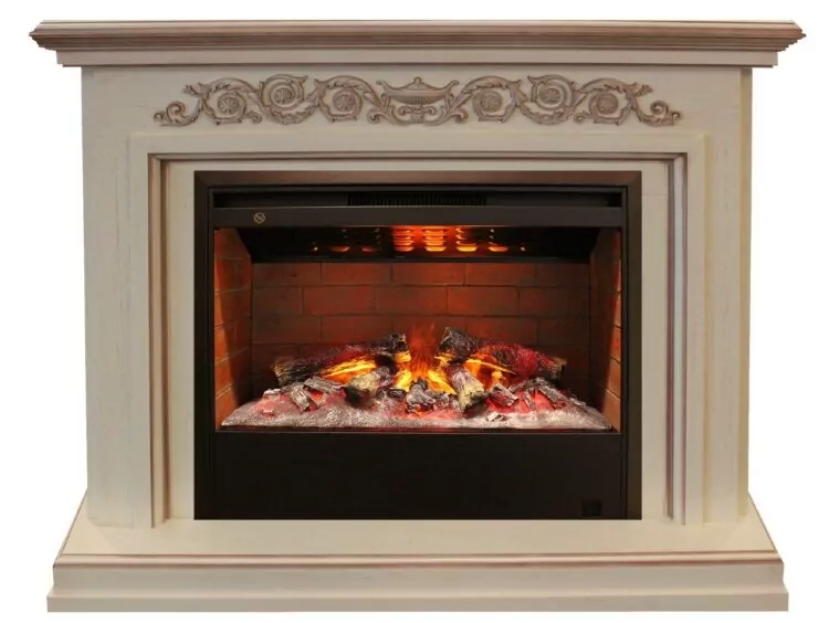 Камин электрический RealFlame Leticia 26 WT с Helios 26 3D