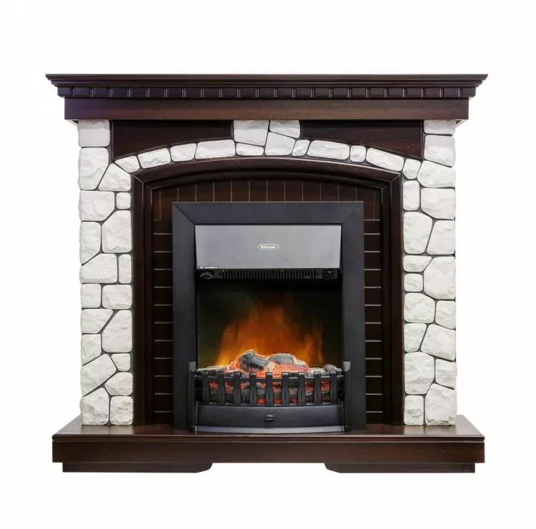 Dimplex Glasgow под классические очаги (камень белый, темный дуб)