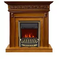 Каминокомплект Royal Flame Valletta - Орех с очагом Aspen Gold