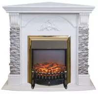 Камин электрический RealFlame Athena Corner  WT GR с  Fobos Lux S BR