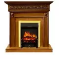 Электрокамин Royal Flame Valletta - Орех с очагом Fobos FX Brass 1