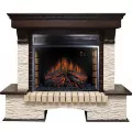 Royal Flame Pierre Luxe Jupiter FX /Dioramic 28 LED FX мелкий сланец бежевый/темный дуб 2