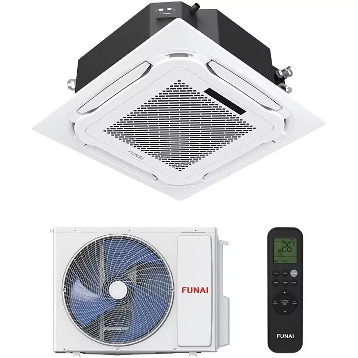 Funai LAC-DR35HP.C01+Pan DR-4LA кондиционер кассетный