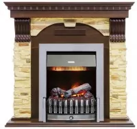 Портал Dimplex Dublin (угловой, сланец, темный дуб)