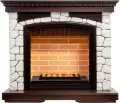 Электрокамин Dimplex Glasgow - Темный дуб/Белый h=1080 мм с очагом Cassette 400 LNH-INT PS 1