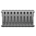 Royal Thermo BiLiner 350 Silver Satin радиатор 10 секций 3
