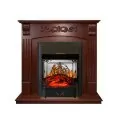 Электрокамин Royal Flame Sorrento угловой - Орех с очагом Majestic FX M Black 1