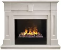 Камин электрический RealFlame Kellie 26 WT 3D Cassette 630 + Black вставка