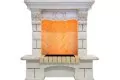 Электрокамин Dimplex Pierre Luxe угловой - Слоновая кость / Шампань 975мм с очагом Cassette 400 N 2