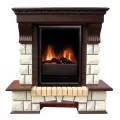 Dimplex Pierre Luxe под классический очаг камень белый/ темный дуб 2