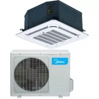 Midea MCA3-12HRN1-Q1/MOBA30U-12HN1-Q (панель T-MBQ-03D1) кондиционер кассетного типа