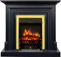 Каминокомплект Royal Flame Bradford - Серый графит с очагом Fobos FX Brass