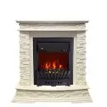 Электрокамин Royal Flame Luzern - Слоновая кость с очагом Aspen Black 1
