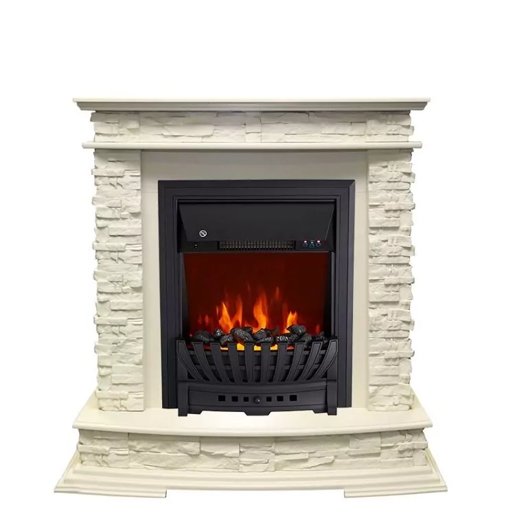 Электрокамин Royal Flame Luzern - Слоновая кость с очагом Aspen Black