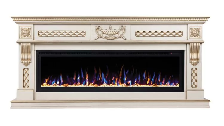 Камин электрический RealFlame Corsica 60 WT с очагом Saphir 60