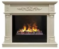 Камин электрический RealFlame Silvia 26 WT 3D Cassette 630 + Black вставка 1