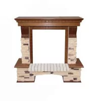 Портал Royal Flame Pierre Luxe под Dioramic 25 сланец дуб