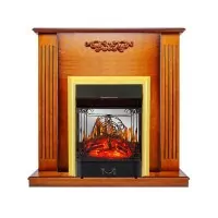 Каминокомплект Royal Flame Lumsden - Дуб антик с очагом Majestic FX M Brass