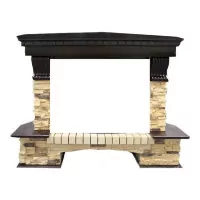 Портал Royal Flame Pierre Luxe Dioramic 25 FX сланец/темный дуб