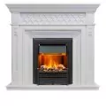 Электрокамин Dimplex Alexandria - Белый дуб с очагом Brookline Black 1