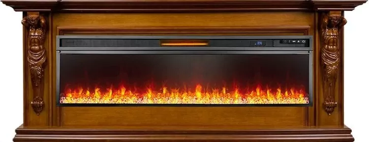 Электрокамин Royal Flame Sparta 60 - Орех с очагом Vision 60 LED