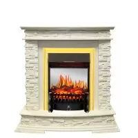 Каминокомплект Royal Flame Luzern - Слоновая кость с очагом Fobos FX M Brass