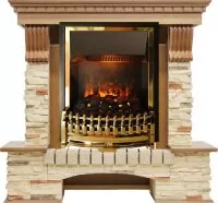 Каминокомплект Dimplex Pierre Luxe - Дуб / Сланец с очагом Atherton