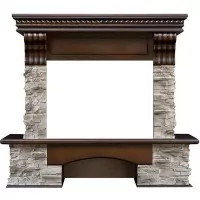 Портал Royal Flame Aberdeen Vision 26 FX сланец/темный дуб