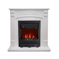 Каминокомплект Royal Flame Sorrento - Белый дуб с очагом Aspen Black