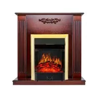 Каминокомплект Royal Flame Lumsden - Махагон коричневый антик с очагом Majestic FX Brass