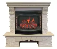 Камин электрический RealFlame Rockland LUX 25 WT с FireField 25 SIR