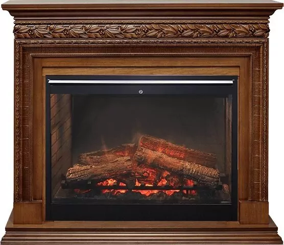 Электрокамин Dimplex Valletta - Орех (Ширина 1245 мм) с очагом Symphony 30'' DF3020-INT