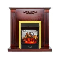 Каминокомплект Royal Flame Lumsden - Махагон коричневый антик с очагом Majestic FX M Brass