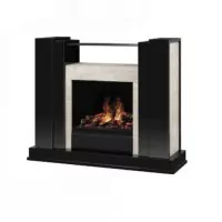 Портал Dimplex Roсkwell Albany черный лак стекло слоновая кость