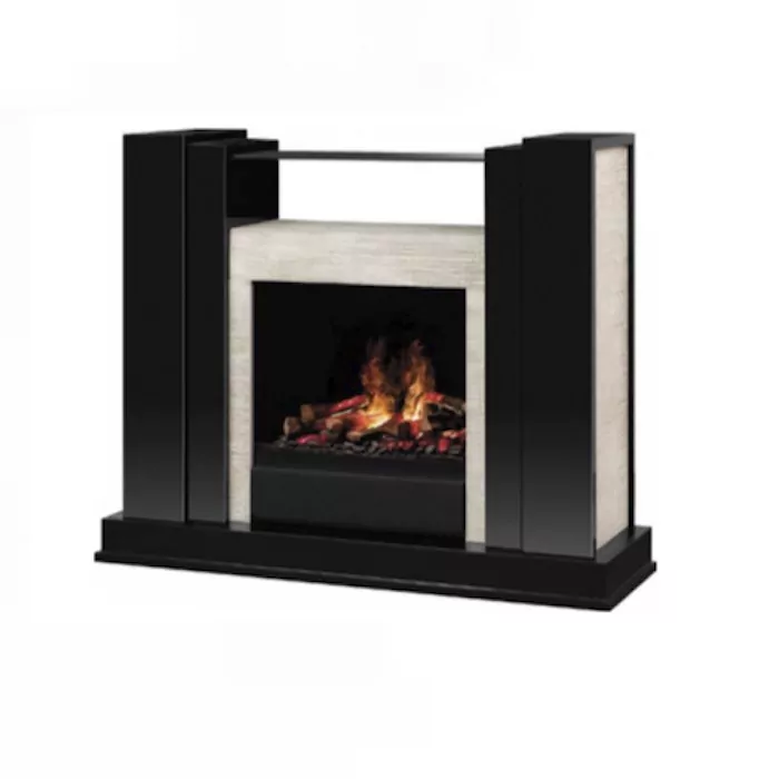 Dimplex Roсkwell Albany черный лак стекло слоновая кость