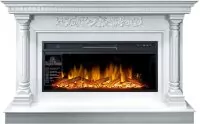 Каминокомплект Royal Flame Sicilia - Белый (Ширина 1530мм) с очагом Vision 42 LOG LED