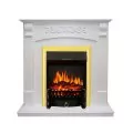 Электрокамин Royal Flame Sorrento - Белый дуб с очагом Fobos FX Brass 1