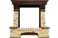 Электрокамин Dimplex Pierre Luxe - Темный дуб / Сланец с очагом Danville Antique Brass FB2 2