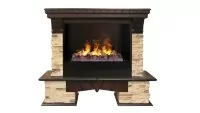 Камин электрический RealFlame Rockland 26 AO с очагом 3D Cassette 630 + Black вставка