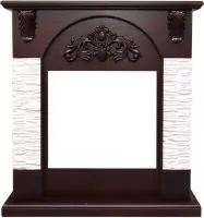 Портал Royal Flame Chester Vision 18 LED FX сланец мелкий белый/темный дуб