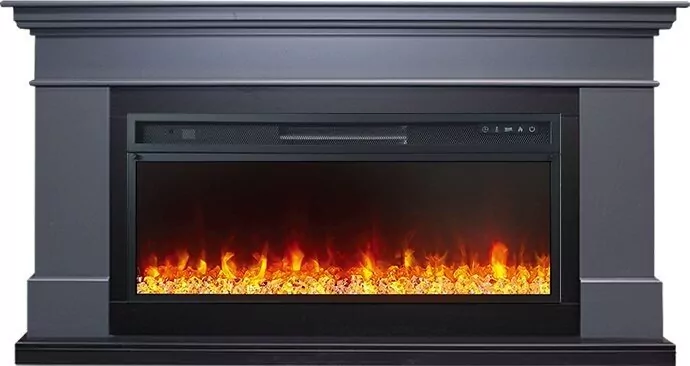Электрокамин Royal Flame California Graphite - Серый графит (Высота 850 мм) с очагом Vision 42 LED