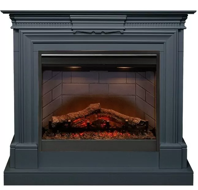 Электрокамин Dimplex Chelsea - Серый графит (Ширина 1150 мм) с очагом Symphony 26'' DF2608-INT