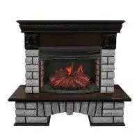 Камин электрический RealFlame Country Lux Rock 25 AO с FireField 25 SIR