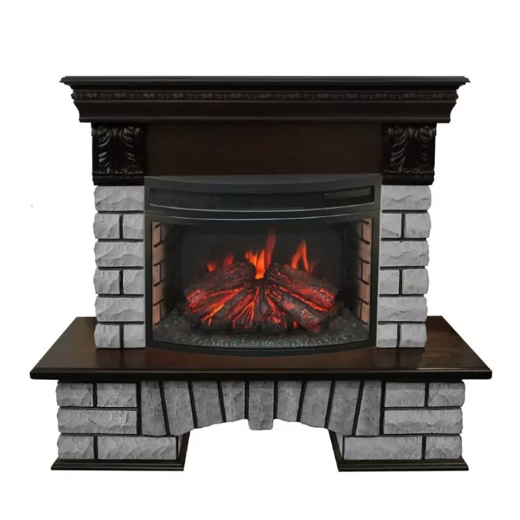 Камин электрический RealFlame Country Lux Rock 25 AO с FireField 25 SIR