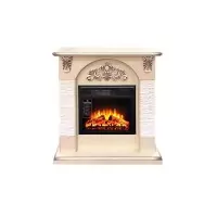 Портал Royal Flame Chester Vision 18 LED FX сланец мелкий белый/слоновая кость с патиной