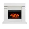 Электрокамин Royal Flame Lindos - Белый (Высота 915 мм) с очагом Vision 26 EF LED FX 1